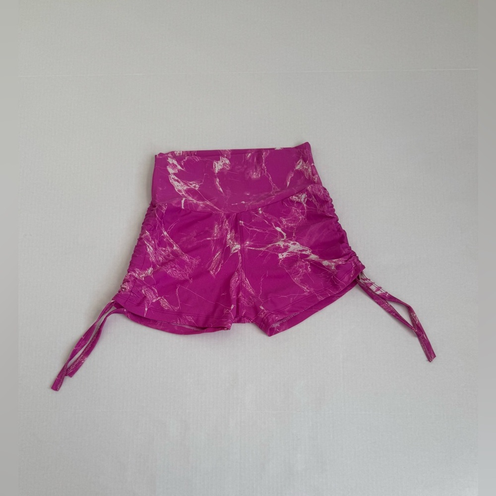 Women's Pink Tie-Dye Shorts